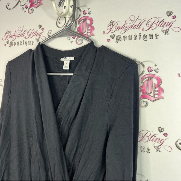 Daily Ritual one piece jumper pants suit Vneck stretchy Black onesie - Picture 5 of 12